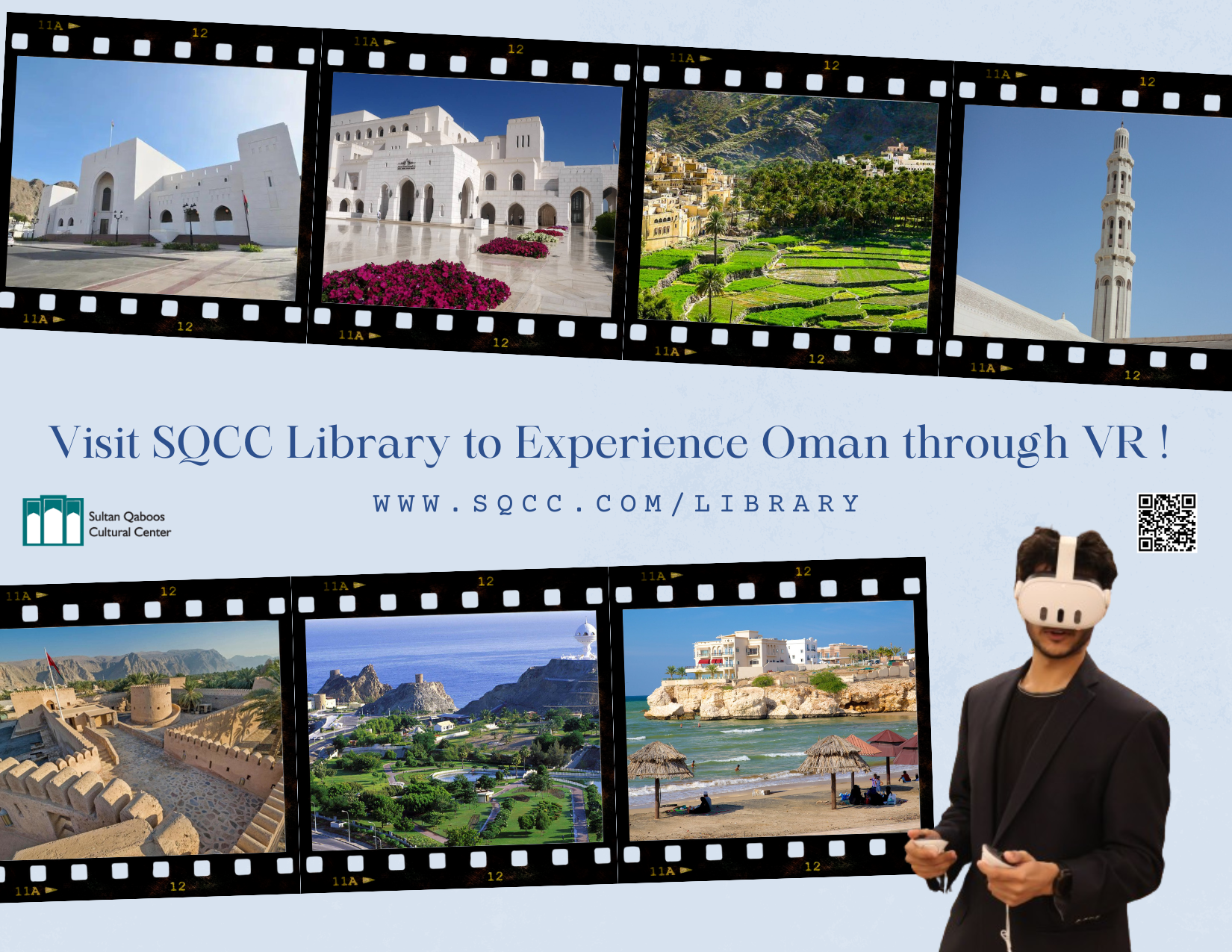 visit SQCC library for Oman VR experience!